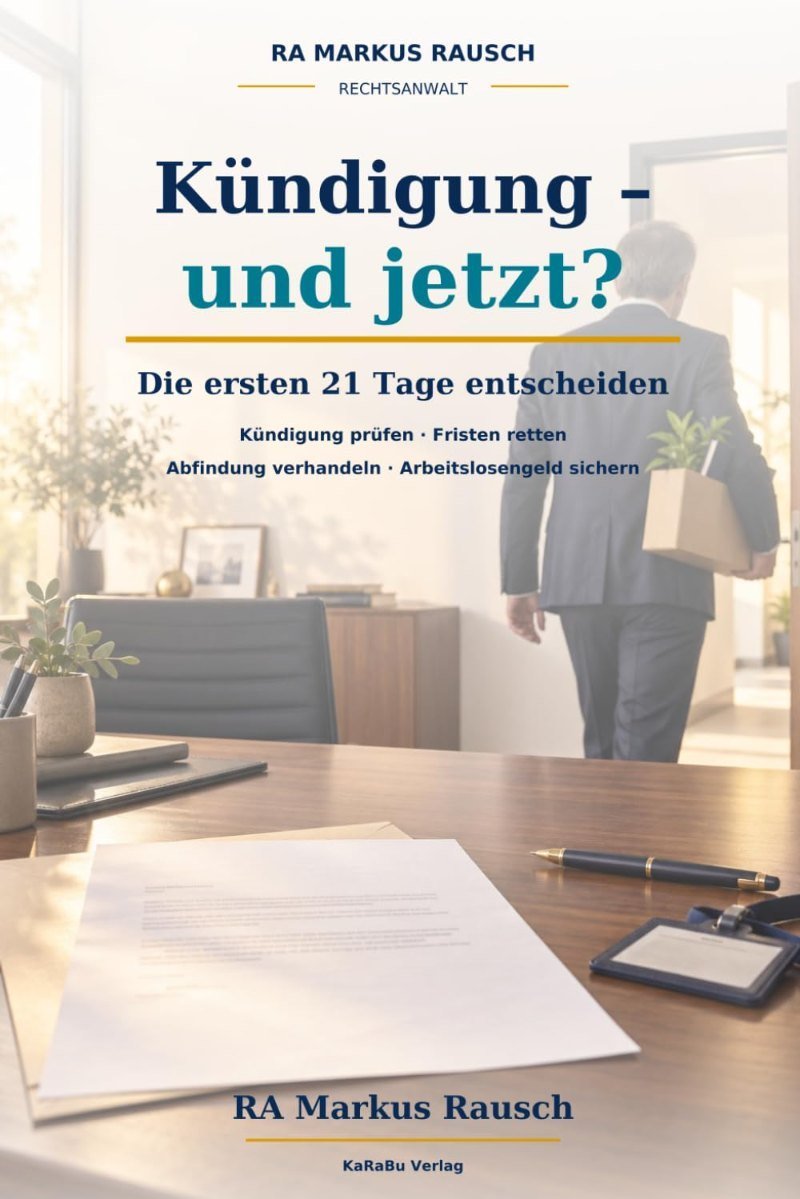 Buchcover: Kündigung – und jetzt? von Markus Rausch